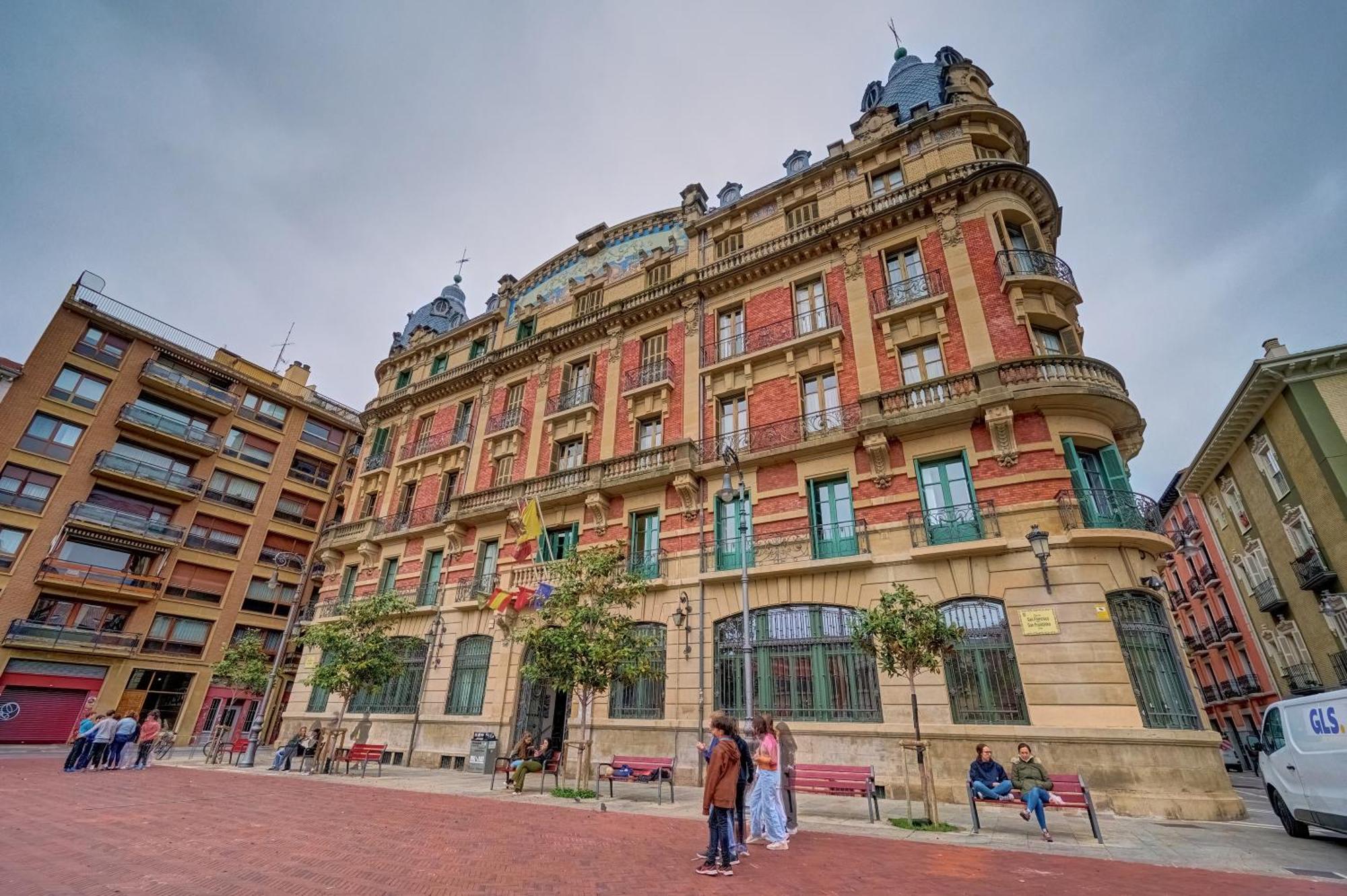 Centro Historico Exterior, Calle Nueva Dos Balcones Pamplona Exteriör bild
