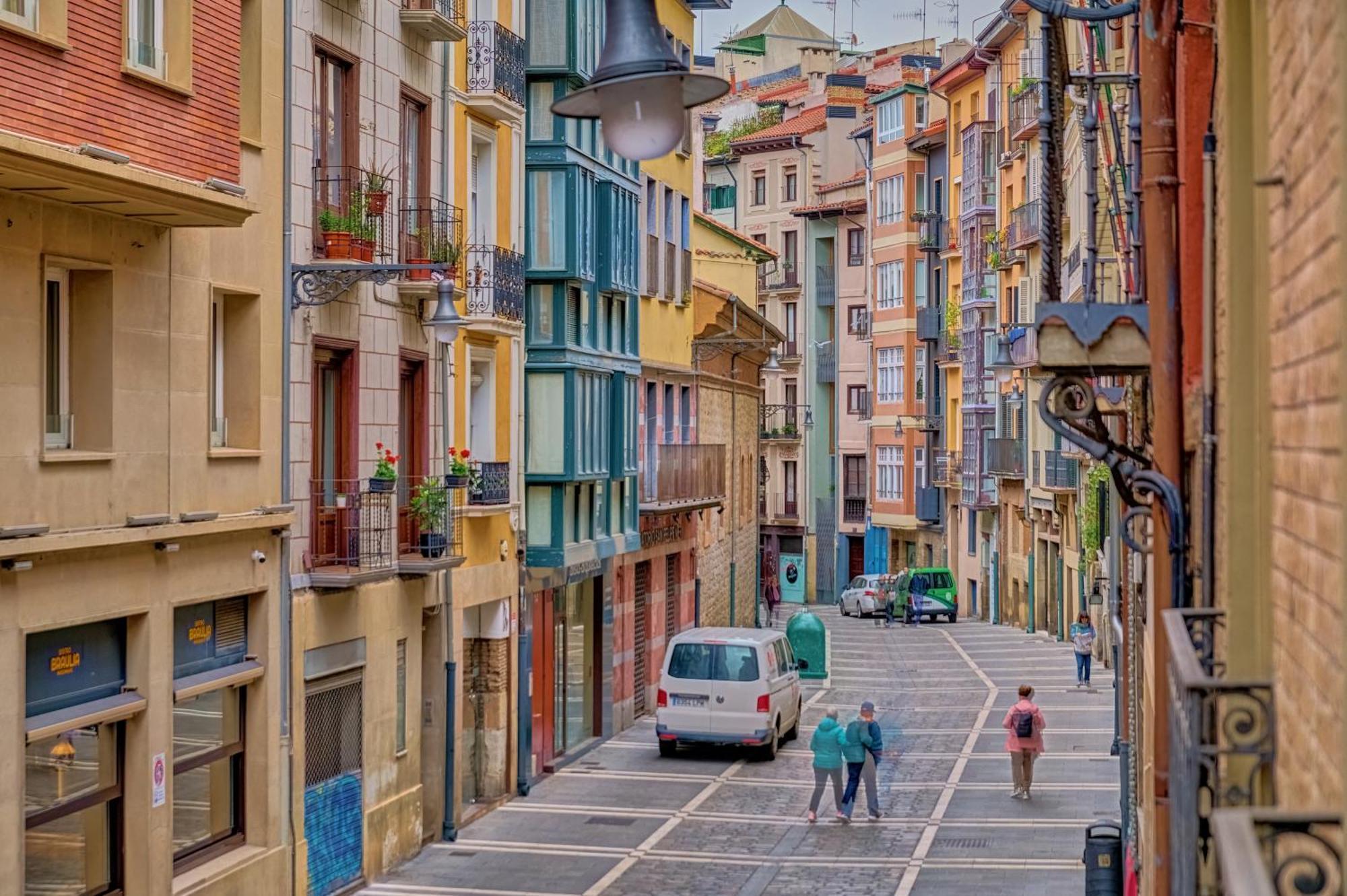 Centro Historico Exterior, Calle Nueva Dos Balcones Pamplona Exteriör bild